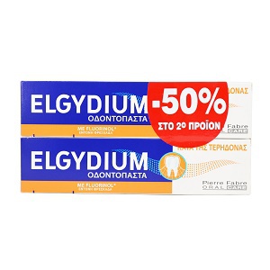 Elgydium Teridona Promo Οδοντόκρεμα Κατά της Τερηδόνας, 2 x 75ml (-50% στο 2ο Προϊόν)