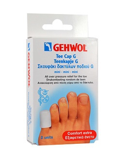Gehwol Toe Cap G Mini Σκουφάκι Δακτύλων Ποδιού Τύπου G Μικρό Μέγεθος, 2τμχ