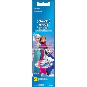 Oral-B Stages Power Frozen Ανταλλακτικές Κεφαλές για την Παιδική Ηλεκτρική Οδοντόβουρτσα, 2τμχ
