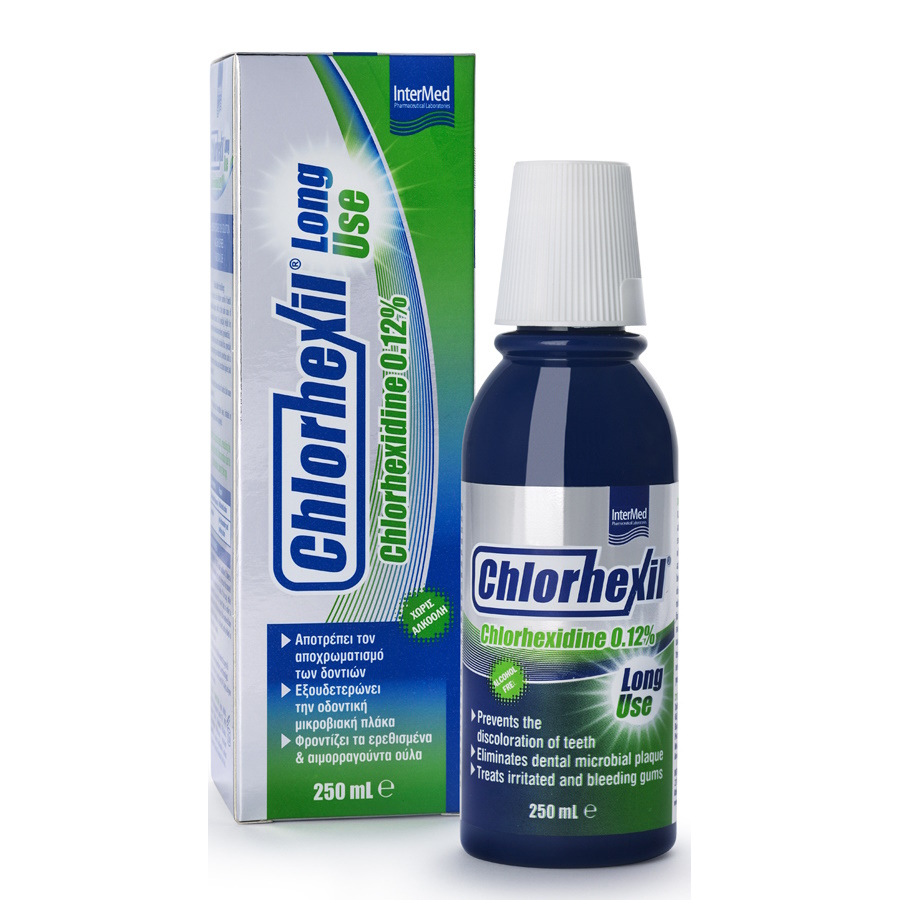 Intermed Chlorhexil 0.12% Mouthwash Long Use Στοματικό Διάλυμα με χλωρεξιδίνη 0.12%, 250ml